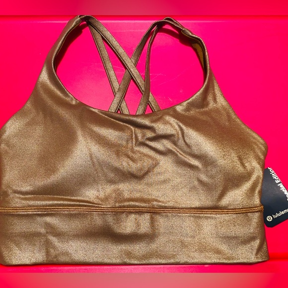 Lululemon Gold Energy Bra - Picture 2 of 4